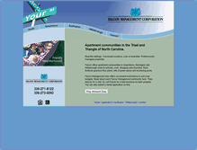 Tablet Screenshot of falconmanagement.com